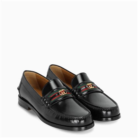 Mocassini Gucci in Pelle Nero taglia 9 US 